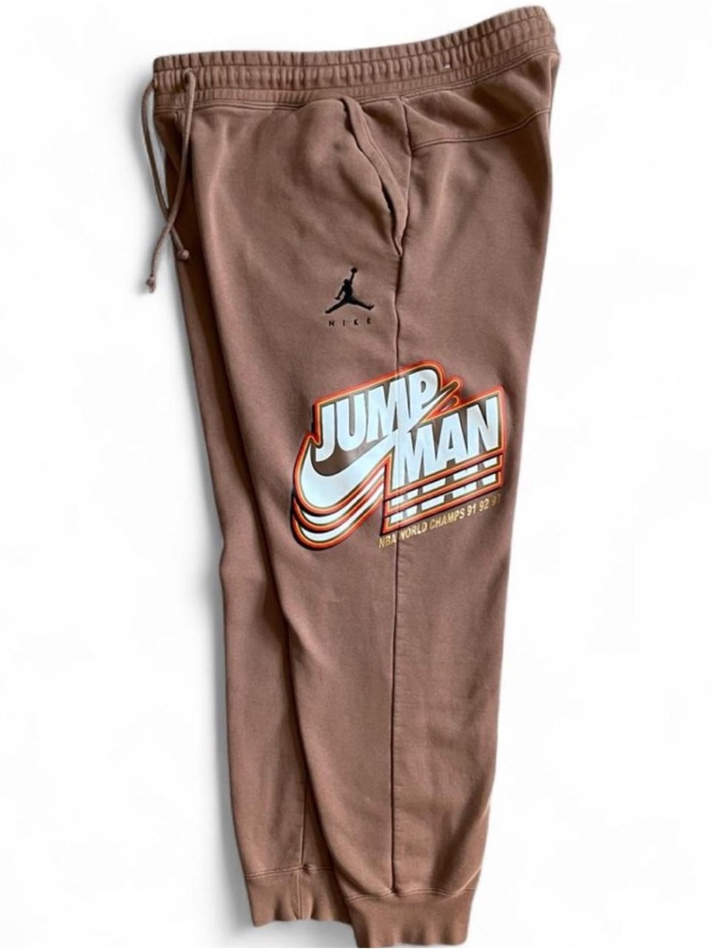 Nike Pants Men’s Large Archaeo Brown Air Jordan Jumpman Fleece JoggersDC9608-781